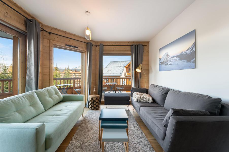 Rent in ski resort 4 room apartment 8 people (RC05) - Résidence Chantemerle - Courchevel - Living room