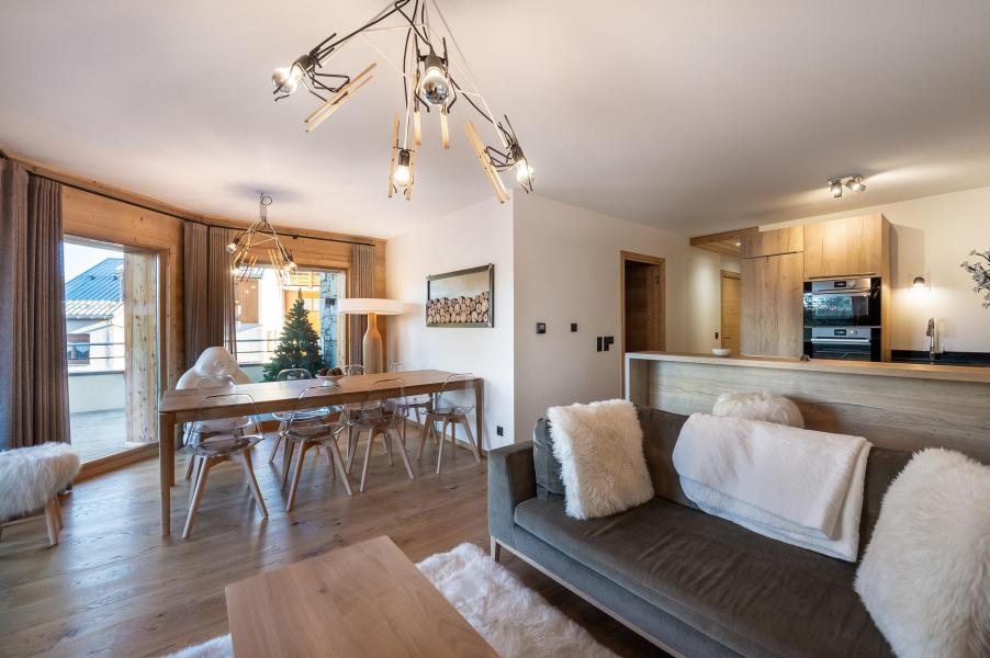 Rent in ski resort 4 room apartment 8 people (RJ03) - Résidence Chantemerle - Courchevel - Living room