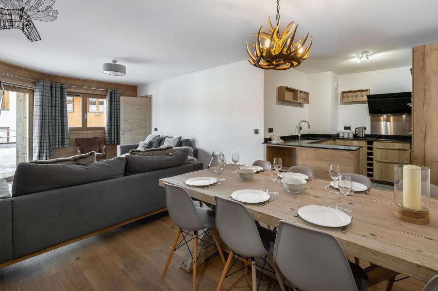 Skiverleih 4-Zimmer-Appartment für 8 Personen (RJ04) - Résidence Chantemerle - Courchevel - Wohnzimmer