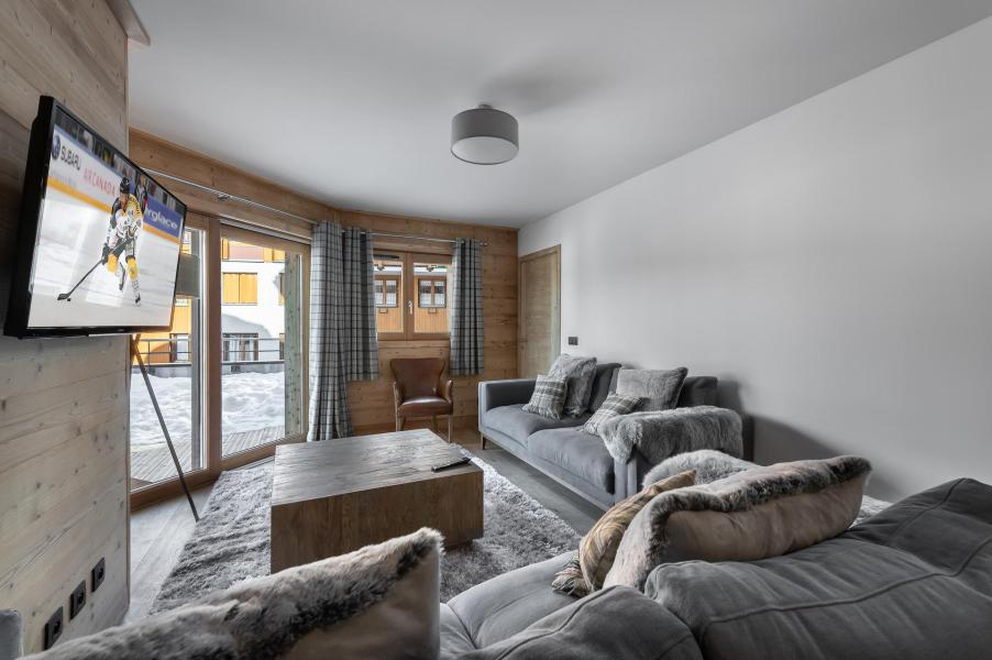 Skiverleih 4-Zimmer-Appartment für 8 Personen (RJ04) - Résidence Chantemerle - Courchevel - Wohnzimmer