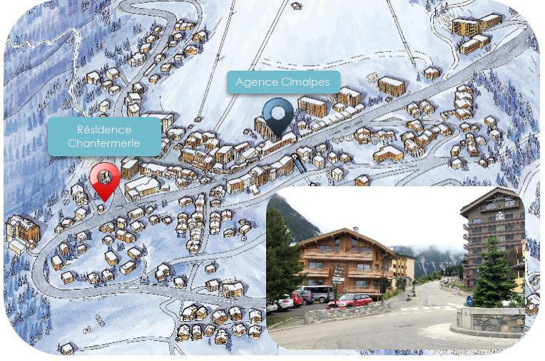 Alquiler al esquí Résidence Chantemerle - Courchevel - Plano