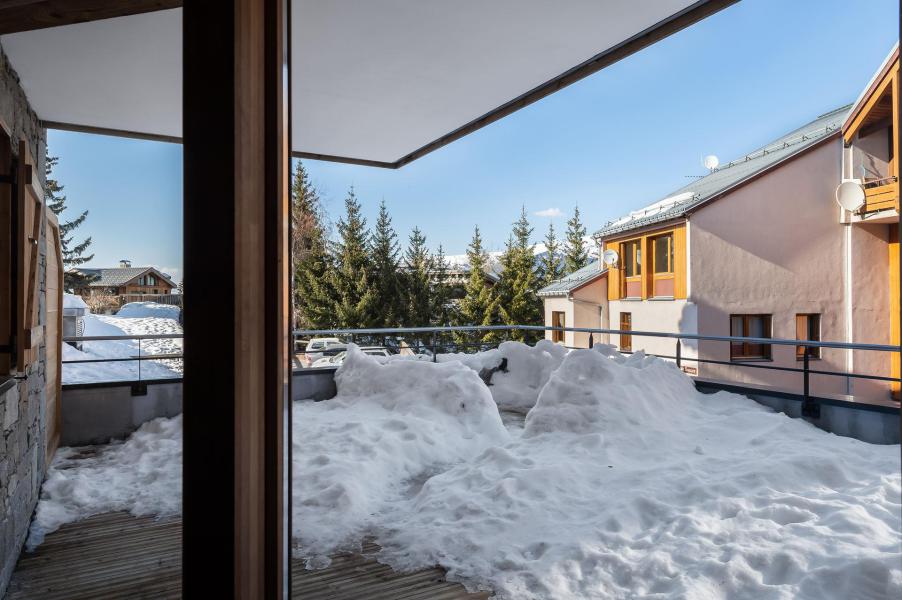 Аренда на лыжном курорте Апартаменты 4 комнат 8 чел. (RJ04) - Résidence Chantemerle - Courchevel - зимой под открытым небом
