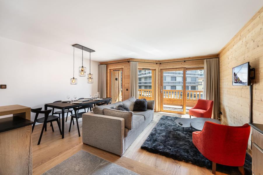 Ski verhuur Appartement 3 kamers 4 personen (103) - Résidence Chantemerle - Courchevel - Woonkamer