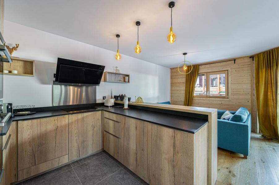 Location au ski Appartement 3 pièces 6 personnes (RC01) - Résidence Chantemerle - Courchevel - Cuisine