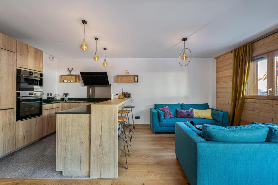 Location au ski Appartement 3 pièces 6 personnes (RC01) - Résidence Chantemerle - Courchevel - Séjour