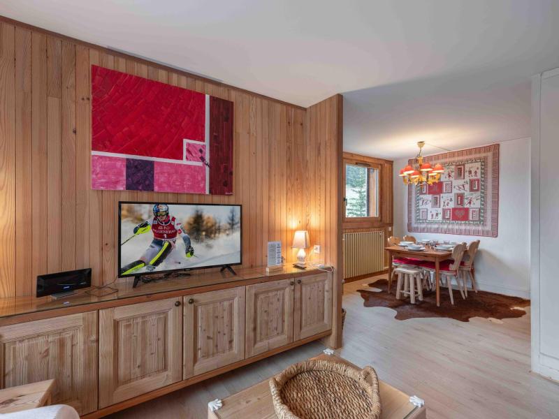 Аренда на лыжном курорте Апартаменты 2 комнат 5 чел. (B112) - Résidence Domaine de  l'Ariondaz - Courchevel - Салон