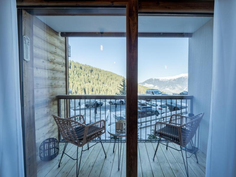 Аренда на лыжном курорте Апартаменты 3 комнат 6 чел. (H116) - Résidence Domaine de  l'Ariondaz - Courchevel - Балкон