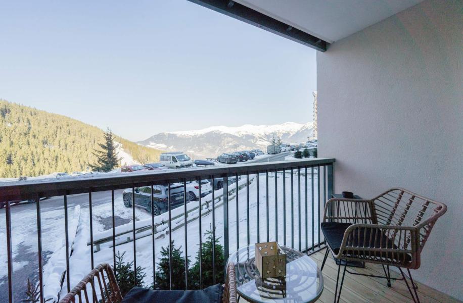 Аренда на лыжном курорте Апартаменты 3 комнат 6 чел. (H116) - Résidence Domaine de  l'Ariondaz - Courchevel - Терраса