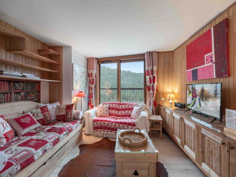 Ski verhuur Appartement 2 kamers 5 personen (B112) - Résidence Domaine de  l'Ariondaz - Courchevel - Woonkamer