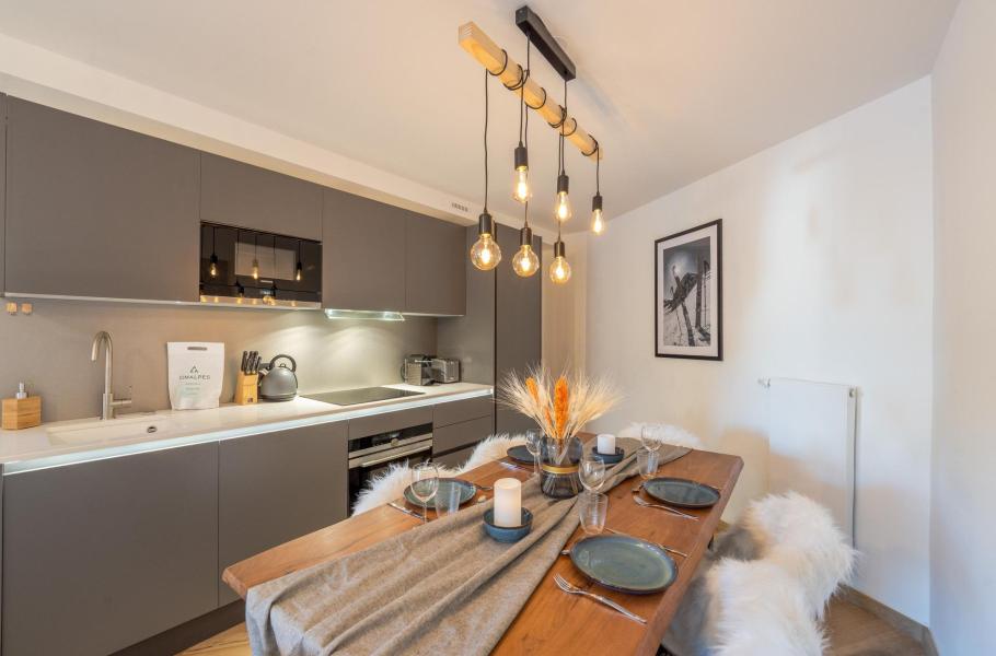 Location au ski Appartement 3 pièces 6 personnes (H116) - Résidence Domaine de  l'Ariondaz - Courchevel - Kitchenette