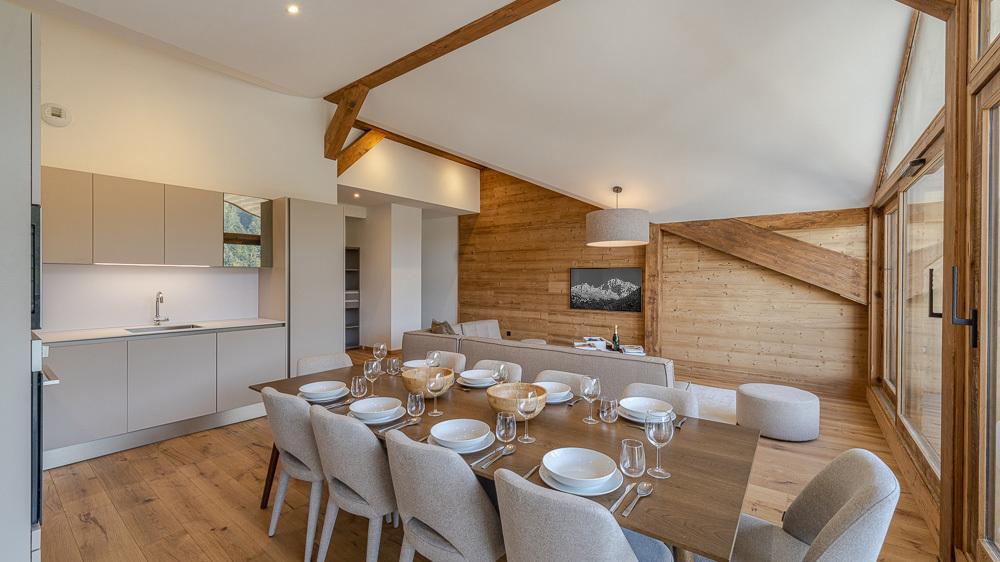 Ski verhuur Appartement 5 kamers 8 personen (F151) - Résidence Domaine de  l'Ariondaz - Courchevel - Woonkamer