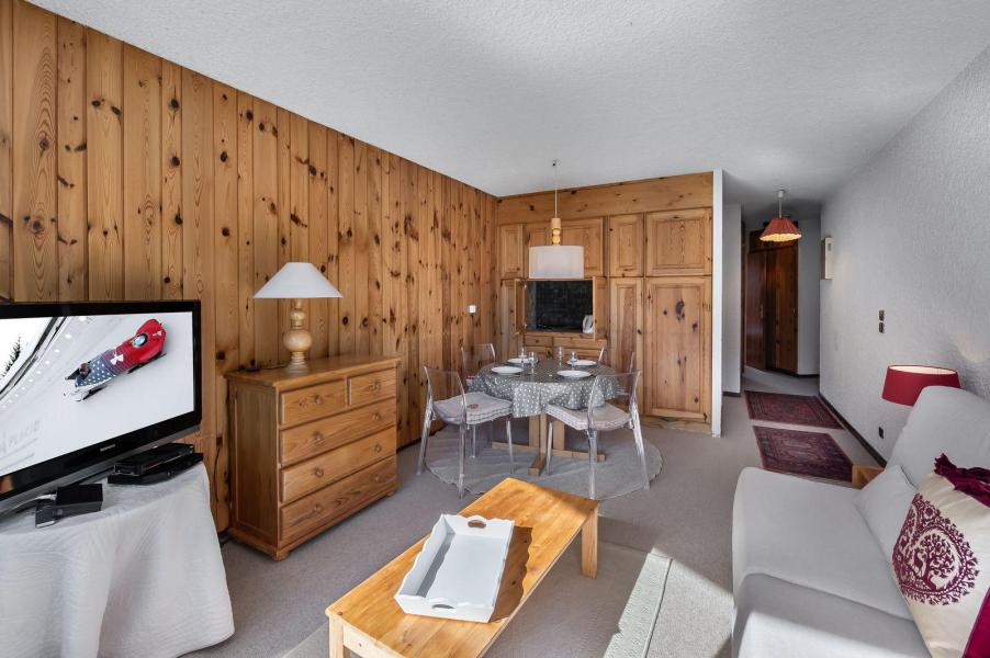 Wynajem na narty Apartament 2 pokojowy 4 osób (101B) - Résidence Domaine du Jardin Alpin - Courchevel - Pokój gościnny