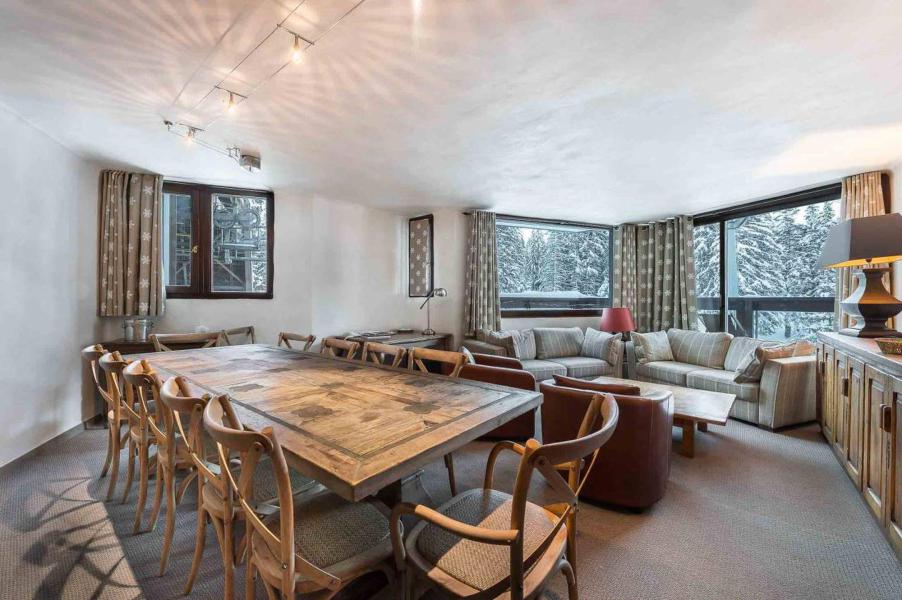 Wynajem na narty Apartament 5 pokojowy 8 osób (110B) - Résidence Domaine du Jardin Alpin - Courchevel - Pokój gościnny