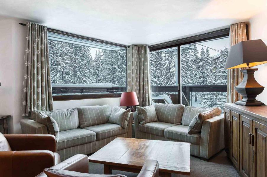 Wynajem na narty Apartament 5 pokojowy 8 osób (110B) - Résidence Domaine du Jardin Alpin - Courchevel - Pokój gościnny