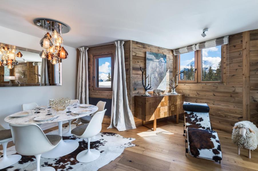 Ski verhuur Appartement 4 kamers 6 personen (310B) - Résidence Domaine du Jardin Alpin - Courchevel - Woonkamer