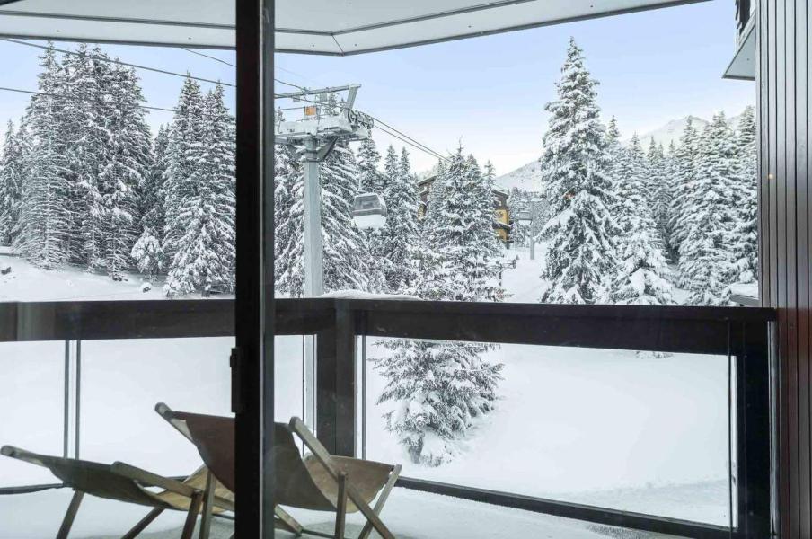 Ski verhuur Appartement 5 kamers 8 personen (110B) - Résidence Domaine du Jardin Alpin - Courchevel - Balkon