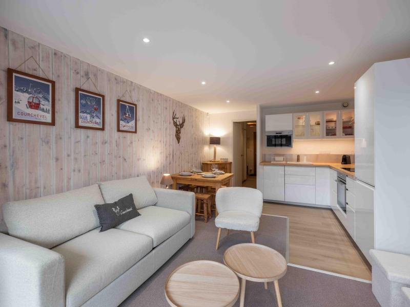 Skiverleih Studio für 4-6 Personen (032) - Résidence du Ceylan - Courchevel - Wohnzimmer