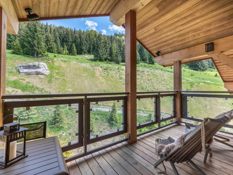 Skiverleih 4-Zimmer-Holzhütte für 7 Personen (241) - Résidence Fritillaire - Courchevel - Balkon