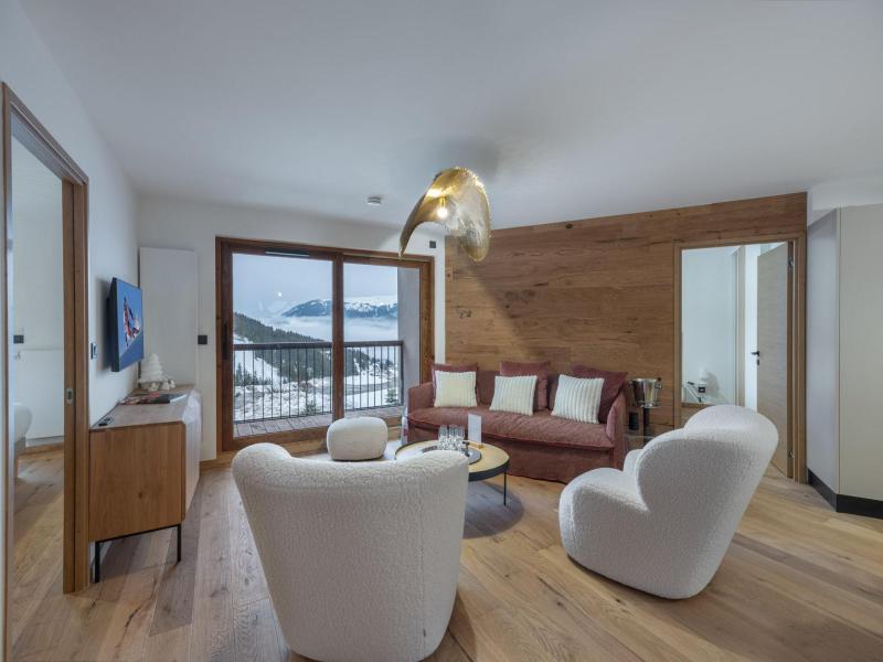 Rent in ski resort 3 room apartment 6 people (ARH 126) - Résidence Heliantheme - Courchevel - Living room