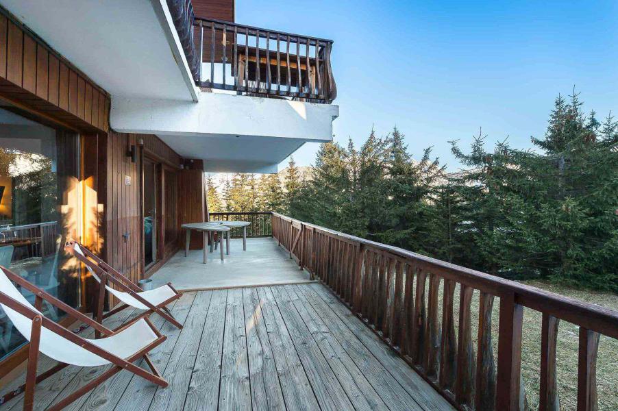 Urlaub in den Bergen 4-Zimmer-Appartment für 6 Personen (1) - Résidence Horizon Blanc - Courchevel - Balkon