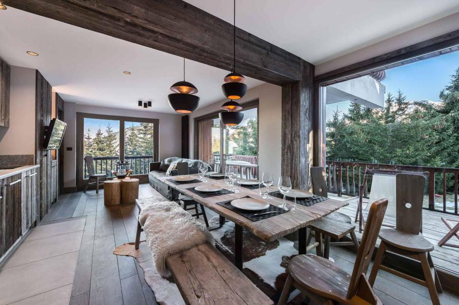 Ski verhuur Appartement 4 kamers 6 personen (1) - Résidence Horizon Blanc - Courchevel - Woonkamer