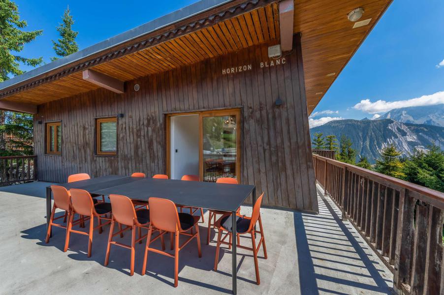 Аренда на лыжном курорте Résidence Horizon Blanc - Courchevel - Терраса