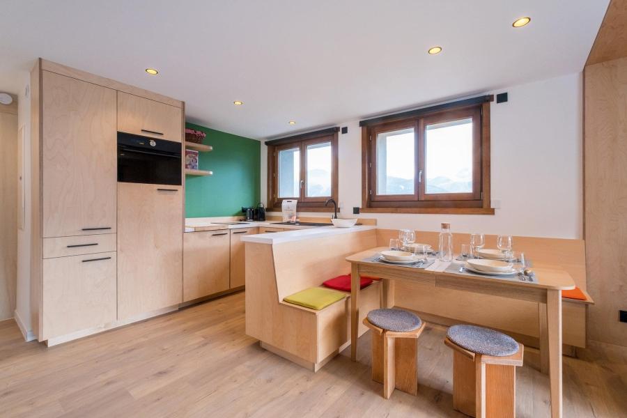 Rent in ski resort 2 room apartment sleeping corner 4 people (33) - Résidence Isard - Courchevel - Kitchen
