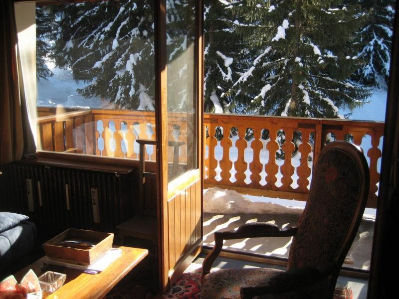 Rent in ski resort Studio 3 people (202) - Résidence la Roche de Mio - Courchevel - Terrace