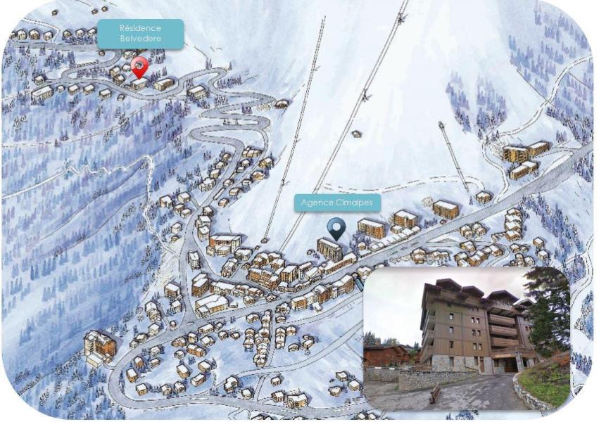 Ski verhuur Résidence le Belvédère - Courchevel