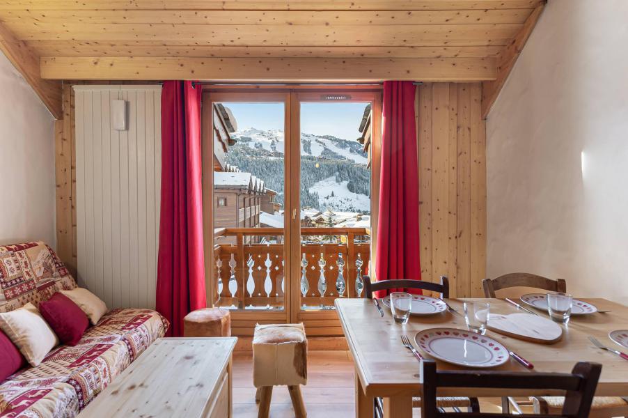 Ski verhuur Studio mezzanine 4 personen (407) - Résidence le Marquis - Courchevel - Woonkamer