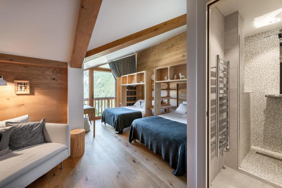 Ski verhuur Appartement 4 kamers 10 personen (503) - Résidence le Roc Merlet - Courchevel - Kamer