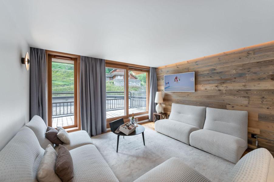 Rent in ski resort 3 room apartment cabin 6 people (32) - Résidence les Ancolies - Courchevel - Living room