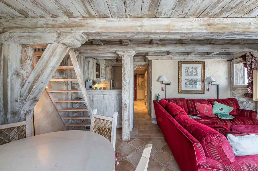 Ski verhuur Appartement 3 kamers 4 personen (A23) - Résidence les Balcons de Pralong - Courchevel - Woonkamer