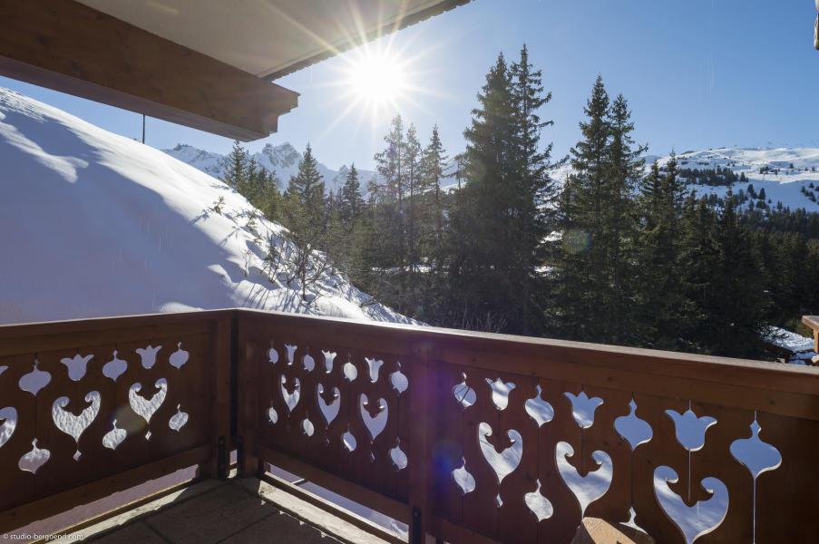 Rent in ski resort 3 room apartment 4 people (01) - Résidence les Bouquetins - Courchevel - Balcony