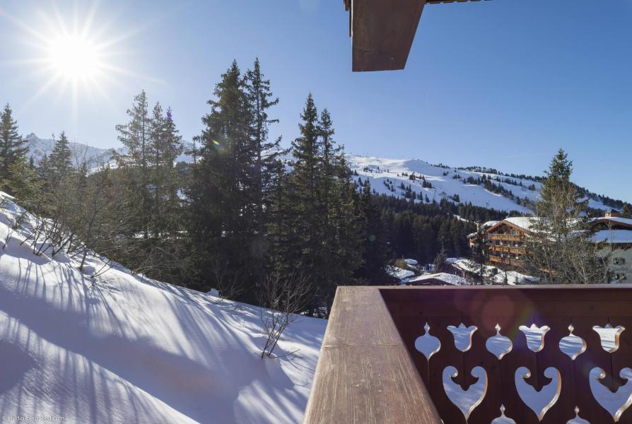 Location au ski Appartement 3 pièces 4 personnes (01) - Résidence les Bouquetins - Courchevel - Balcon