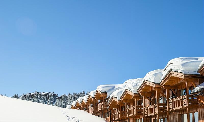 Аренда на лыжном курорте Résidence les Chalets du Forum - MH - Courchevel - зимой под открытым небом