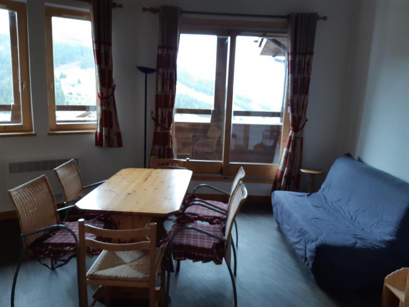 Ski verhuur Appartement 2 kamers mezzanine 2 personen (501) - Résidence les Cîmes Blanches - Courchevel - Woonkamer