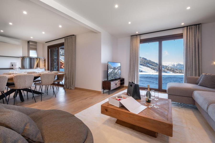 Rent in ski resort 4 room apartment 10 people (ARCELIN 1) - Résidence les Glaciers - Courchevel - Living room