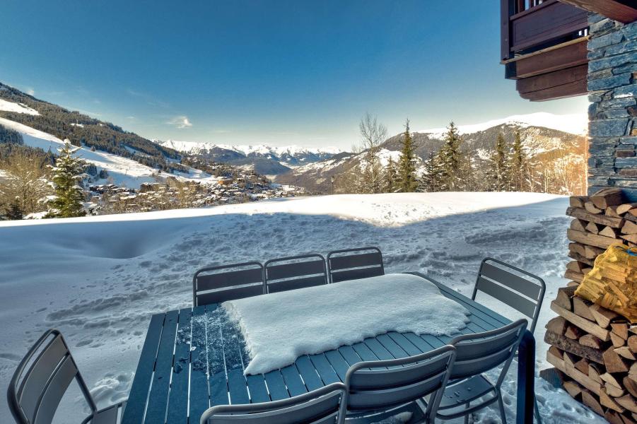 Skiverleih 4-Zimmer-Appartment für 10 Personen (ARCELIN 1) - Résidence les Glaciers - Courchevel - Terrasse