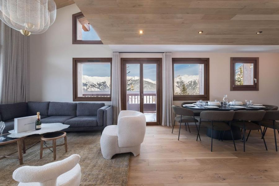 Skiverleih 4 Zimmer Maisonettewohnung für 8 Personen (ARCELIN 4) - Résidence les Glaciers - Courchevel - Wohnzimmer