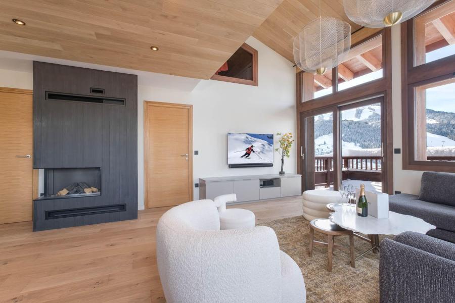 Wynajem na narty Apartament duplex 4 pokojowy 8 osób (ARCELIN 4) - Résidence les Glaciers - Courchevel - Pokój gościnny