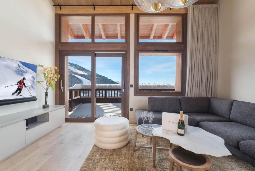 Location au ski Appartement duplex 4 pièces 8 personnes (ARCELIN 4) - Résidence les Glaciers - Courchevel - Séjour