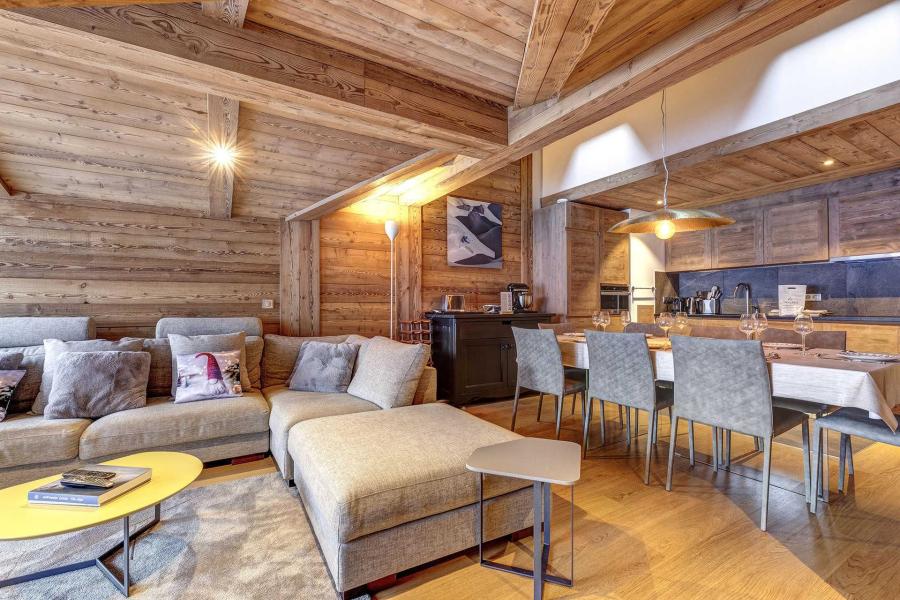 Ski verhuur Appartement 4 kamers 8 personen (GB0703) - Résidence les Grandes Bosses - Courchevel - Woonkamer