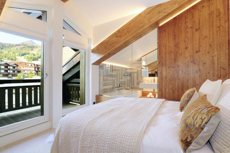 Rent in ski resort 4 room duplex apartment 6 people (1150) - Résidence les Portes de Courchevel - Courchevel - Bedroom