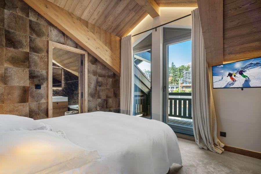 Skiverleih 4 Zimmer Maisonettewohnung für 6 Personen (720B) - Résidence les Portes de Courchevel - Courchevel - Schlafzimmer