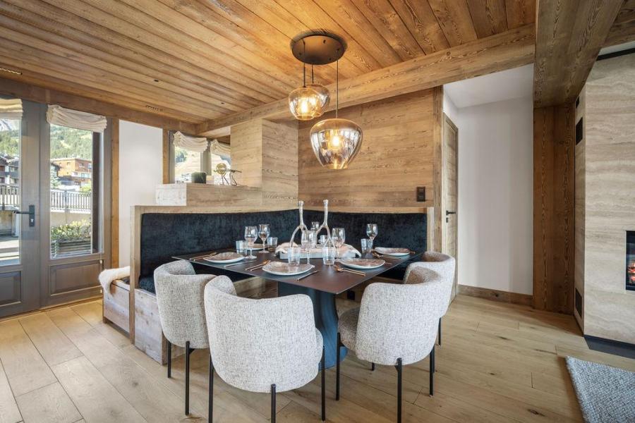 Skiverleih 4 Zimmer Maisonettewohnung für 6 Personen (720B) - Résidence les Portes de Courchevel - Courchevel - Wohnzimmer