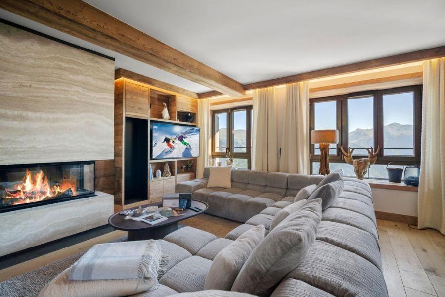 Wynajem na narty Apartament duplex 4 pokojowy 6 osób (720B) - Résidence les Portes de Courchevel - Courchevel - Pokój gościnny