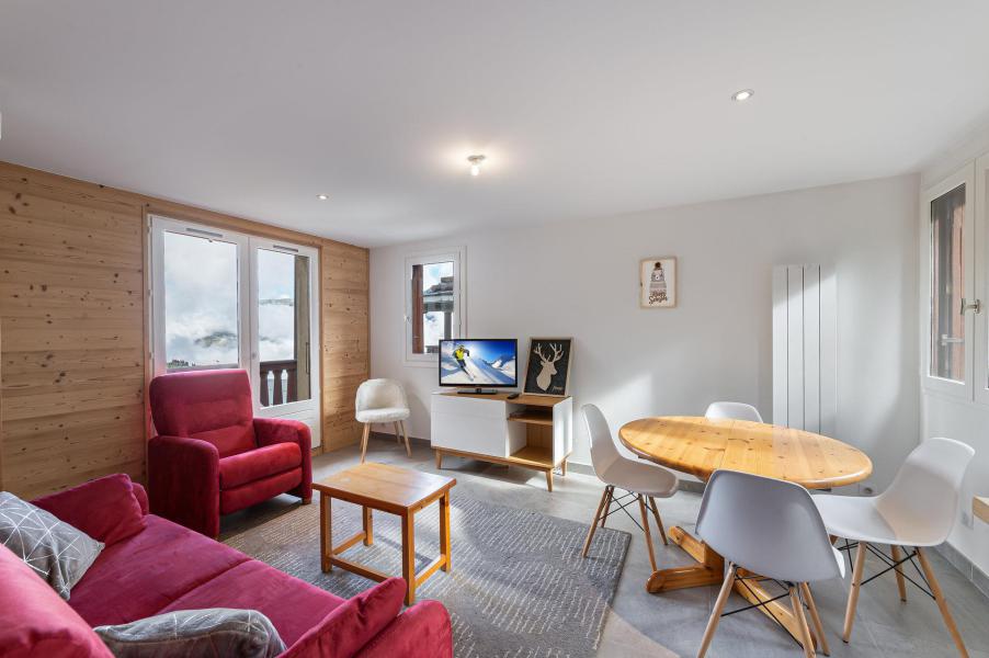 Skiverleih 2 Zimmer Maisonettewohnung für 4 Personen (11) - Résidence les Primevères - Courchevel - Wohnzimmer