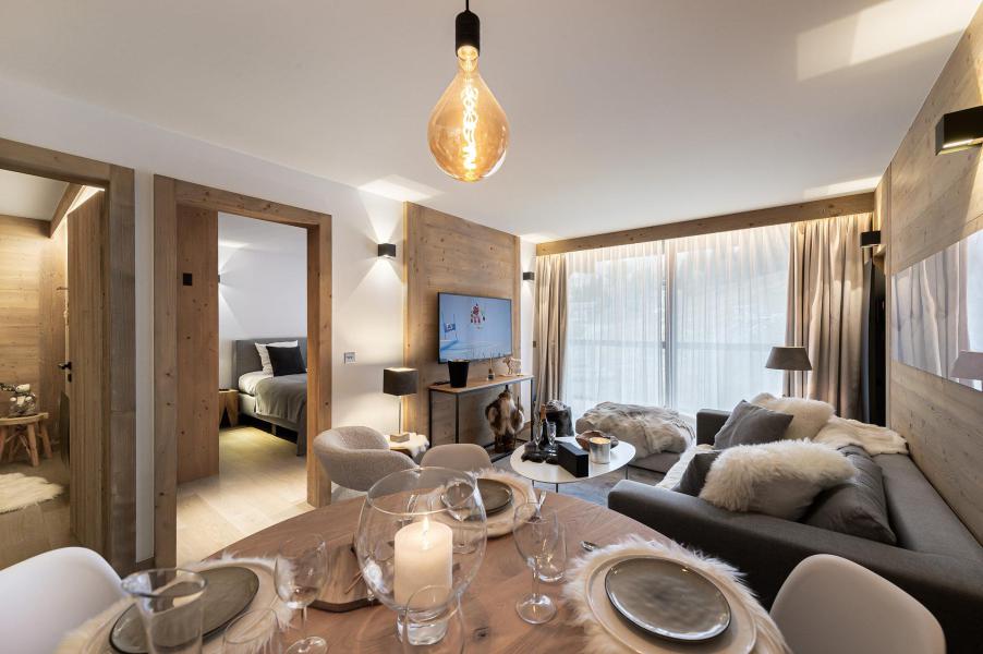 Rent in ski resort 3 room apartment cabin 4 people (603) - Résidence Phoenix - Courchevel - Living room