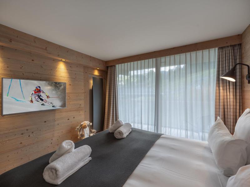 Skiverleih 3-Zimmer-Holzhütte für 4 Personen (404) - Résidence Phoenix - Courchevel - Schlafzimmer